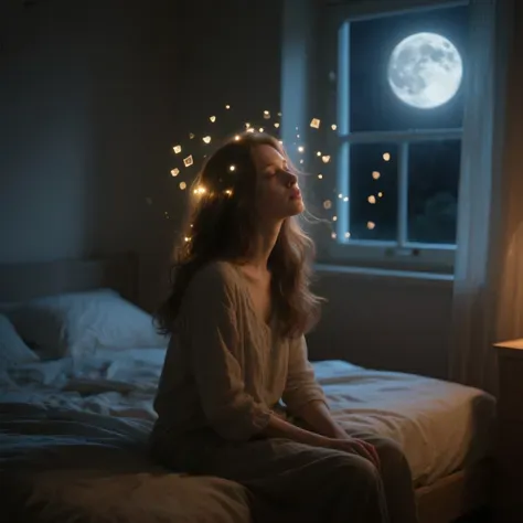 Untangling Thoughts Beneath the Moon