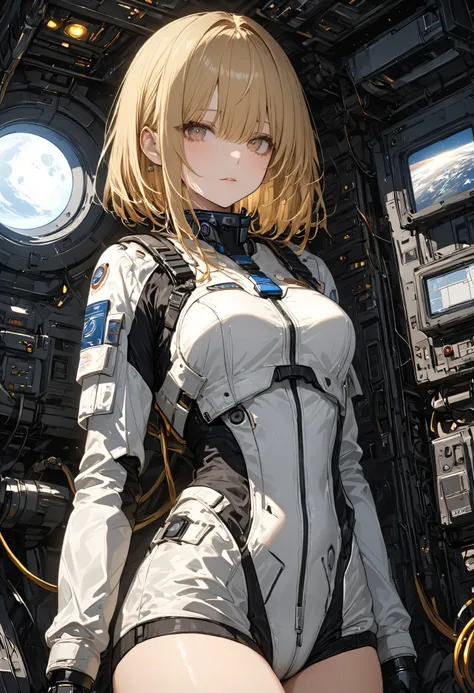 The Forgotten Star、The End of a Distant Galaxy、What kind of stories happened on this forgotten planet、The Forgotten Earth、🌏、Collapsed civilization、Broken Skyscrapers、Covering up、Rubble spreads all over、A girl in a spacesuit looking into the distance、White ...