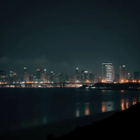 Nostalgic and Cinematic Nightscape、Midnight Reflections Under the City Lights、Beautiful Night Views of the Gulf City、Yokohama