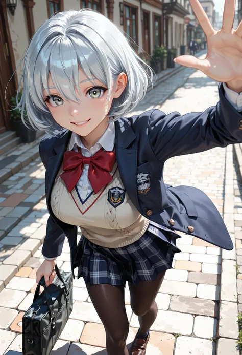 (From back:1.2), (from above:1.4)cowboy shot, masterpiece, best quality, amazing quality, very aesthetic, high resolution, ultra-detailed, absurdres, newest, scenery, BREAK, depth of field, volumetric lighting, (masterpiece, best quality, absurdres, detail...