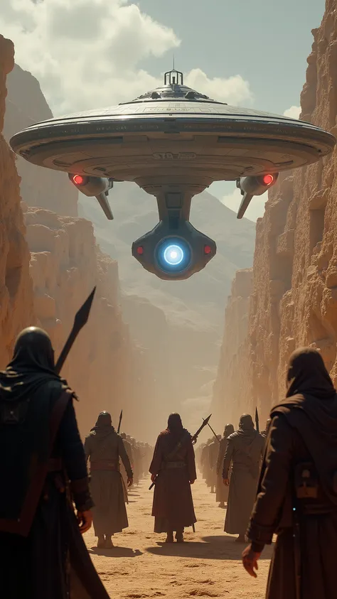 highdefinition images、Star Trek Extra Edition、USS Enterprise Arrived in the Ancient Town of Bethlehem、Surprising Warriors Who Were in Bethlehem