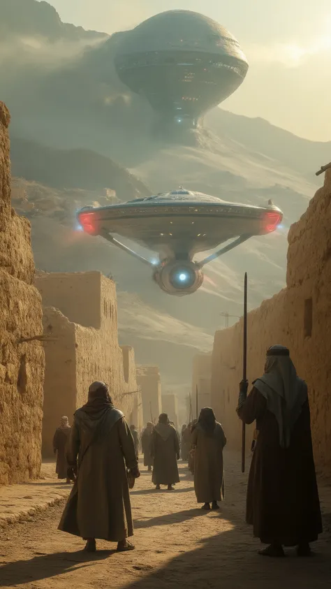 highdefinition images、Star Trek Extra Edition、USS Enterprise Arrived in the Ancient Town of Bethlehem、Surprising Warriors Who Were in Bethlehem