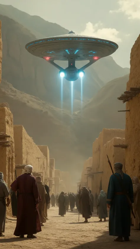 highdefinition images、Star Trek Extra Edition、USS Enterprise Arrived in the Ancient Town of Bethlehem、Surprising Warriors Who Were in Bethlehem