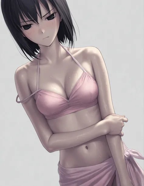 (sunlight) ,(white background, simple background),, from above,(), (dutch angle), pale skin, ((backlight)), ,
                                                                                                                                                  ...