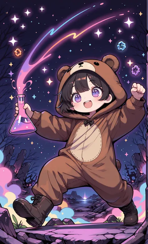 cartoon style, expressive characters, pop colors, dynamic pose, masterpiece, best quality, ultra-detailed:1.3,
cartoon style, expressive characters, pop colors, dynamic pose, masterpiece, best quality, ultra-detailed:1.3,
Kuma, 1boy, male, solo, short bl...