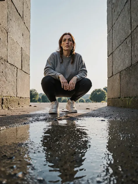 Create a magic the gathering style collectible card game card. Featuring Margaret as a archer. highly detailed. large breasts and voluptuous figure. Slight smile.