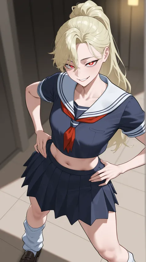 
(Mature Woman Standing on a Straw Covered Floor, Legs slightly apart, Place your hands on her hips .) standing with her legs slightly open on a floor covered with straw with dim lighting, cowboy shot, (strong-willed woman. Delinquent ) ((Diagonal eyes)), ...