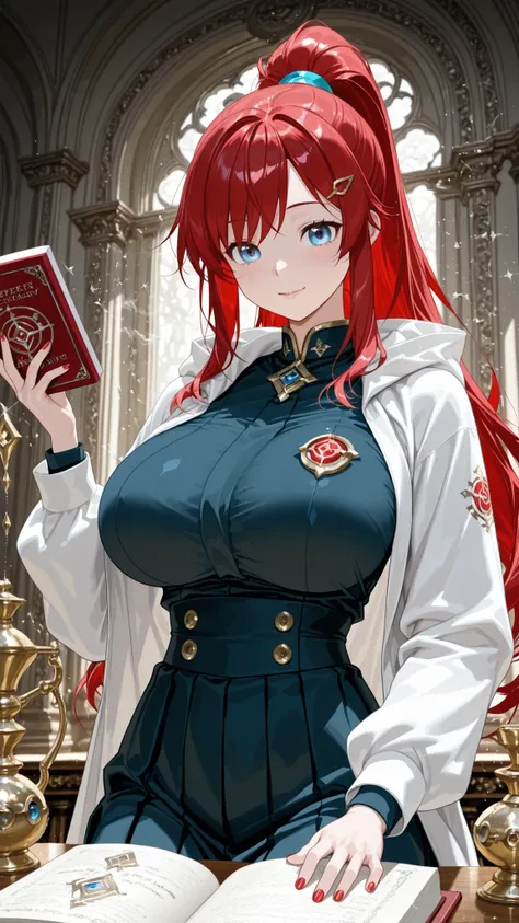 8k (high definition) (Super Detailed)　(masterpiece)　(Highest Quality)　Animated Illustrations　fine eyes　detailed face　Feminine Detailed Hand　Delicate hair　detailed wrinkles on clothes　Exquisite Feminine Figure　with fine skin　detailed background　solo　 blue e...