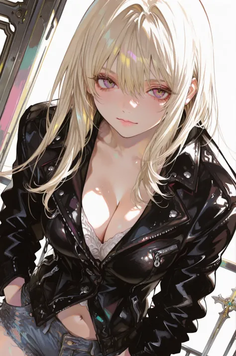 (masterpiece:1.5, ultra-detailed, in the style of Oh! Great, dynamic manga line art, perfect detailed 5 fingers, expressive inking with strong and thin stroke contrast, sharp and bold linework, detailed cross-hatching for shadows, semi-realistic anatomy, b...