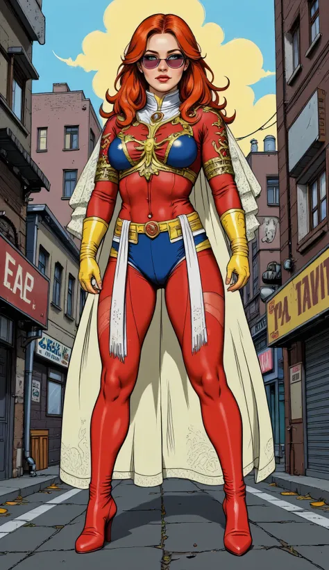 red-haired beauty, Russian comic book character named "Fanfuria", alcoholic busboy, turns into a super-fast, the motto of life "One leg here, the other one over there", easy virtue girl, an easy reminder of the Tekken 3 universe and Mortal Combat, Super he...