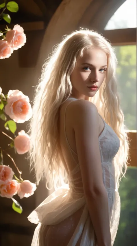 exposed buttocks and vagina)))A beautiful young Irish woman with long platinum blonde dreadlocks. Your skin, of an ethereal porcelain shade, white as snow, almost radiant , she wears naturally pink cheeks and delicate freckles scattered across her nose and...