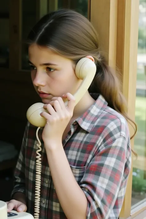 受話器を持つ女の子 v1.0