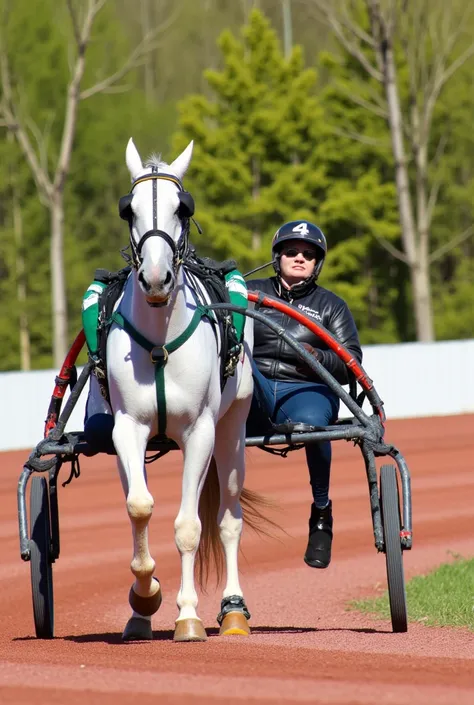 Harness Racing Horse and Driver - FLUX