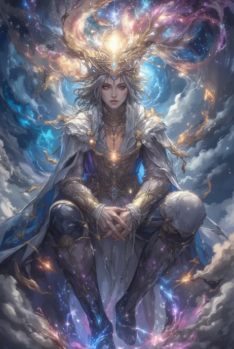 The king of dreams sits contemplating someone’s fantasies