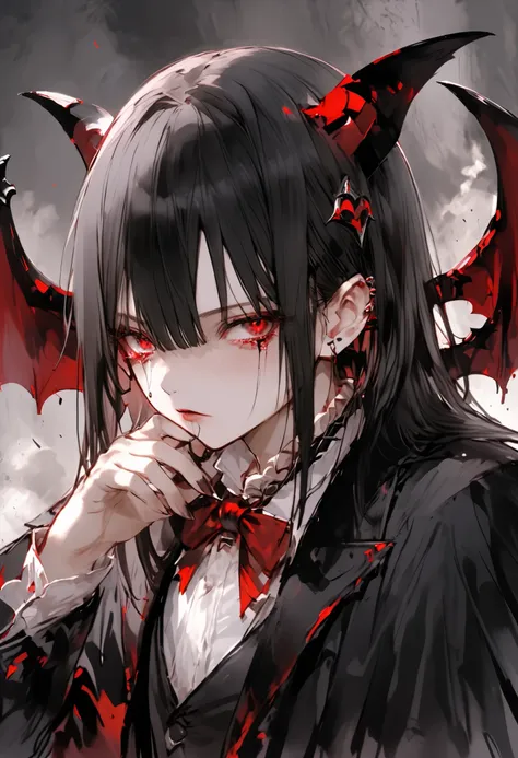 a timid elite vampire 、Ancestor Dracula、has the ability to destroy the world、but use abilities carefully、tears、He has top class abilities but is timid