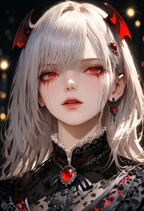 Weak upper-class vampires,ancestor Dracula,have world-destroying abilities but use them carefully,have top class power yet timid personalities,Portrait,Delicate Facial Features,sad expression,slow motion,Brilliant Outfit ,Floating in the Dark、In the moonli...