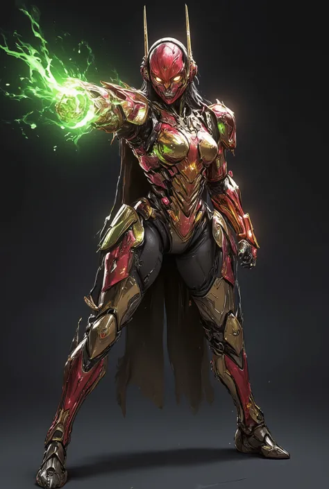 Masterpiece:1.2), best quality, high resolution, Unity 8K Wallpaper, (super real illustration:1.0), Beautiful Details, very detailed on trends, perfect lighting, neon colored, very detailed on trends CG, Shine eyes, backlit, armor, Shine, full_armor, warfr...