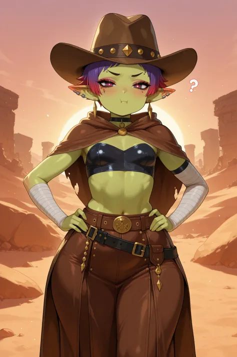 female punk, random colors hair, black eye , facial piercings, eye makeup, small breasts, meduim hips, (goblin femboy:1.0) (shortstack:1.0) (green skin:1.0) (pointy ears:1.0) (wide hips:1.0) boy. crossdressing, femboy. huge hips, very short hair. Bouffant....
