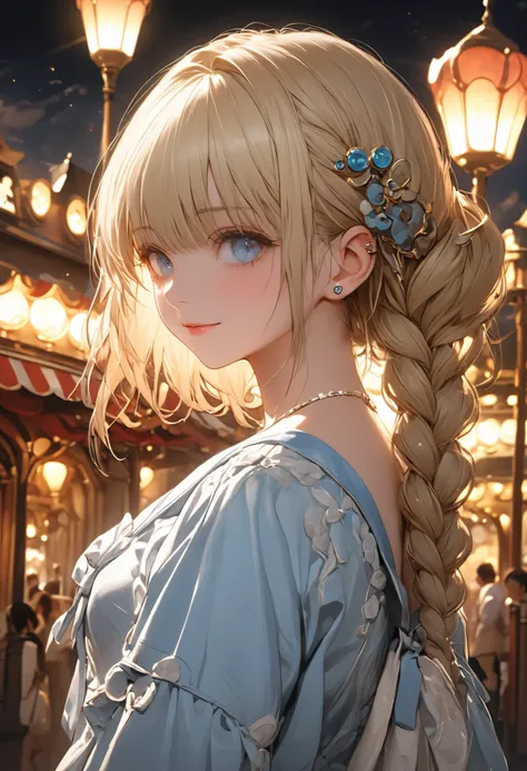 The personification of a cake, Beautiful girl, 鎧のBeautiful girl, Armor reflects light、Delicate Expression, expression of sorrow, inquisitive gaze, modest smile, White-blonde hair, Neat雰囲気, masterpiece，（masterpiece），fuill body ,best quality ，（最High Quality）...