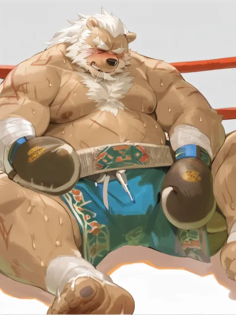  we do not _dragon,  Digital Art , masterpiece, Portrait,(((gut punch,stomach punch,R18,Small and thick penises、Phimosis、皮被りの短く太いPhimosis,full nude)))chubby nippls (((Highlander,tired body,groggy、nosebleed、Where Hands Get Through、details 、 tired expression...