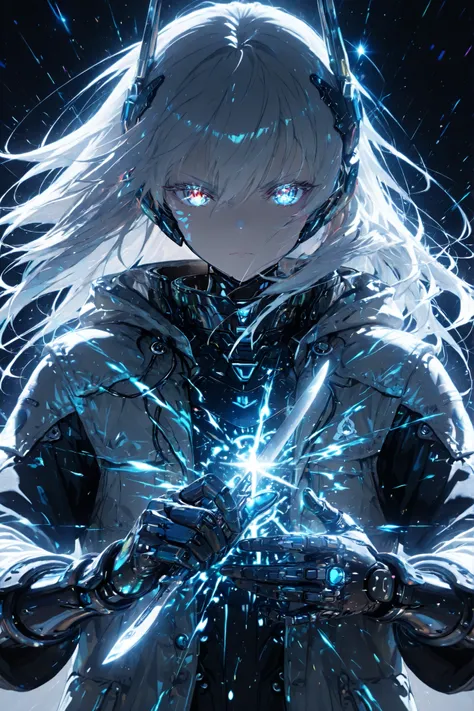 Highest Quality, Ultra High Resolution, masterpiece, Super High Quality, Highest, masterpiece, Mechanical Girl, doctor,  flushed cheeks, Scalpel,  serious expression, fantasy illustration、high definition RAW color art 、 ,fair skin、serious expression , Grea...