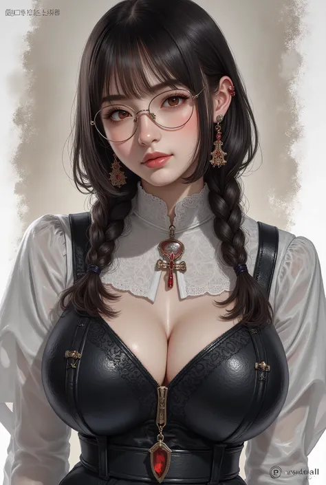 (  Highest Quality, best illustrations,high image quality:1.2), (Horror Fantasy:1.5), (ink and watercolor:1.5),(Ominous Scenery   :1.5),(A lot of dust rises:1.5),(  Dirt Track   :1.5),(wonderful:1.5),(masterpiece:1.5),  (Powerful figures:1.1、Big Breasts:1....