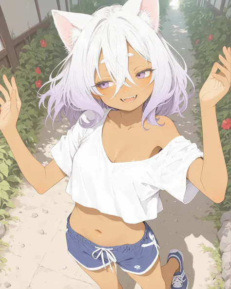 ((Abara Heiki style)), ((Masterpiece)), ((best quality, amazing quality)), ((very aesthetic, absurdres, newest)), ((detailed background, negative space, blurry background, depth of field, Asymmetrical background)), (dynamic angle, wide shot, from above), (...