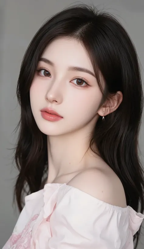 Create an ultra-realistic 16-year-old Korean female K-Pop idol with an extreme 99% Korean Beauty Standard score in a 9:16 portrait composition, focusing on hyper-precise facial proportions and a teens-friendly idol aura: an exceptionally small and perfectl...