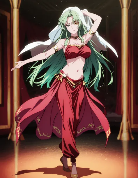 (1girl:1 . 5) , (Seul:1 . 5) , score_9 , score_8_haut , score_7_haut , source_anime , Official work  , ultra-detailed , masterpiece , best quality , high resolution , beaux yeux , detailed eyes , Detailed face , beautiful detailed eyes,1girl,green hair, ve...