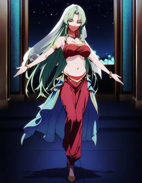 (1girl:1 . 5) , (Seul:1 . 5) , score_9 , score_8_haut , score_7_haut , source_anime , Official work  , ultra-detailed , masterpiece , best quality , high resolution , beaux yeux , detailed eyes , Detailed face , beautiful detailed eyes,1girl,green hair, ve...