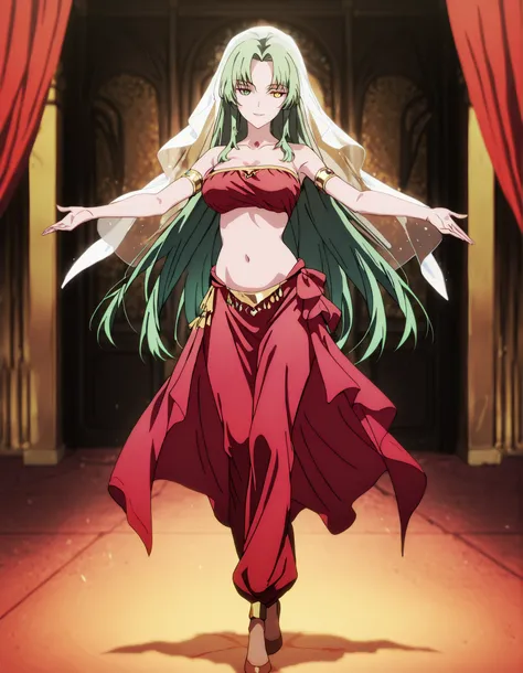 (1girl:1 . 5) , (Seul:1 . 5) , score_9 , score_8_haut , score_7_haut , source_anime , Official work  , ultra-detailed , masterpiece , best quality , high resolution , beaux yeux , detailed eyes , Detailed face , beautiful detailed eyes,1girl,green hair, ve...