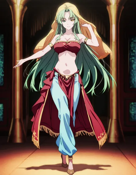 (1girl:1 . 5) , (Seul:1 . 5) , score_9 , score_8_haut , score_7_haut , source_anime , Official work  , ultra-detailed , masterpiece , best quality , high resolution , beaux yeux , detailed eyes , Detailed face , beautiful detailed eyes,1girl,green hair, ve...