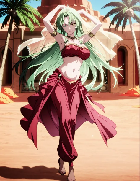 (1girl:1 . 5) , (Seul:1 . 5) , score_9 , score_8_haut , score_7_haut , source_anime , Official work  , ultra-detailed , masterpiece , best quality , high resolution , beaux yeux , detailed eyes , Detailed face , beautiful detailed eyes,1girl,green hair, ve...