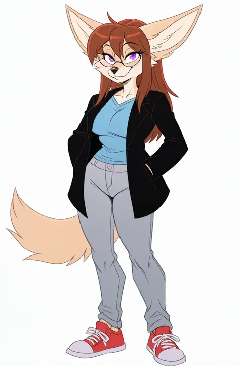 (solo), simple background, anime/manga style, best quality, high resolution, absurdres, BREAK, (adult), uploaded on danbooru, uploaded on e621, [by rick griffin:0.5], [by zeekzag], by sssonic2, [by vivziepop:0.2], [by jrvanesbroek:0.4], female, anthro fenn...