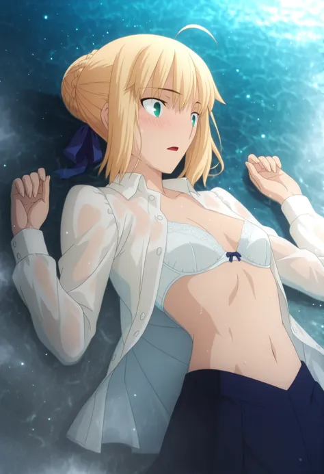 masterpiece, best quality, amazing quality, highres, absurdres, very aesthetic, high resolution, ultra detailed, perfect details, day , 8k, ((colorful light particles, dark blue time, )),outdoors, (beautiful light),,(on water), soft natural light ,(Steam, ...