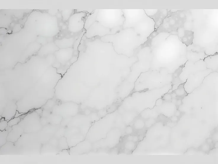 White marble texture with grey veins and cracks, marble has a slightly milky tint.