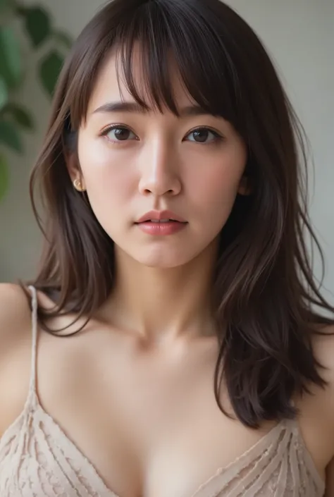 super Realisticな,super high resolution on a pile,Highest Quality,8k,masterpiece,可愛いRiho Yoshioka、 Super Attractive Big Erected Nipples Taken in a Hotel Room . Very Attractive Big Erected Nipples.、cat、Tight Waist、Wet) Nicely shaped nipples and perfect sized...