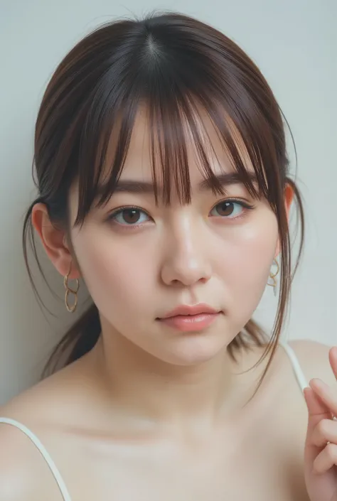 super Realisticな,super high resolution on a pile,Highest Quality,8k,masterpiece,可愛いRiho Yoshioka、 Super Attractive Big Erected Nipples Taken in a Hotel Room . Very Attractive Big Erected Nipples.、cat、Tight Waist、Wet) Nicely shaped nipples and perfect sized...