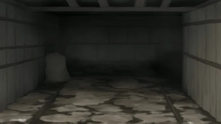 A scene that strongly emphasizes it is a “trench.” The weather is clear with a bright sky overhead, yet inside the trench the ground remains muddy and heavily waterlogged from earlier rain, making the footing difficult. The dirt walls are dark and damp, wi...