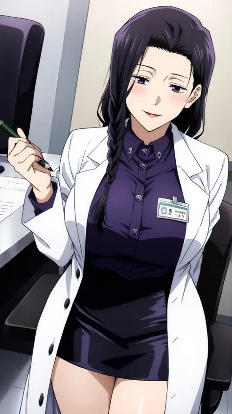 ((Studio: Bibury Animation Studios)) Mei Mei - Jujutsu Kaisen, masterpiece , best quality , highly detailed , ultra high res , Score_9, Score_8_up, Score_7_up, perfect anatomy, detailed fingers, detailed eyes, cowboy shot, dutch angle, focus on face, maste...