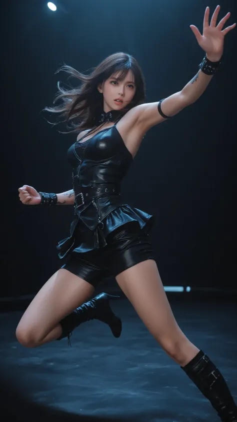 義体ドクター, show off shining arm, dynamic pose,