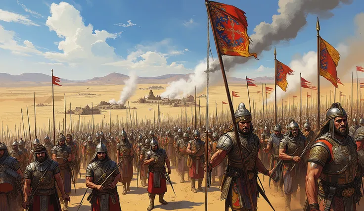 an army of 200.000 Persians