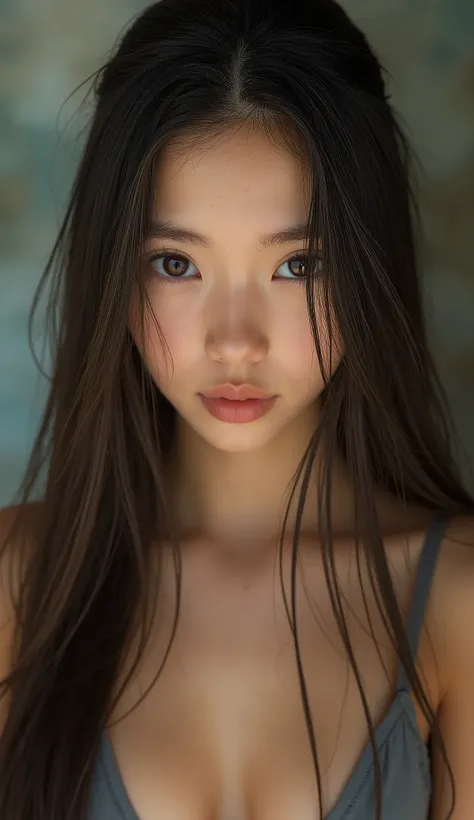 ((ultra realistic, close-up on her beautiful face)), 18-year-old ninja warrior, ultra detailed, very detailed costume, realistic image, ultra detailed, masterpiece, 8k, ultra hd, very flexible girl, very beautiful and sensual 18-year-old girl, goddess of b...