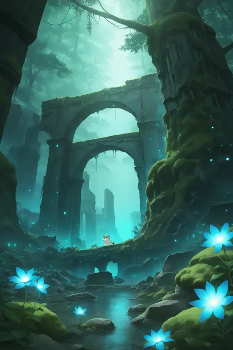 dreamy soft star/magic forest atmospheres | Background v1