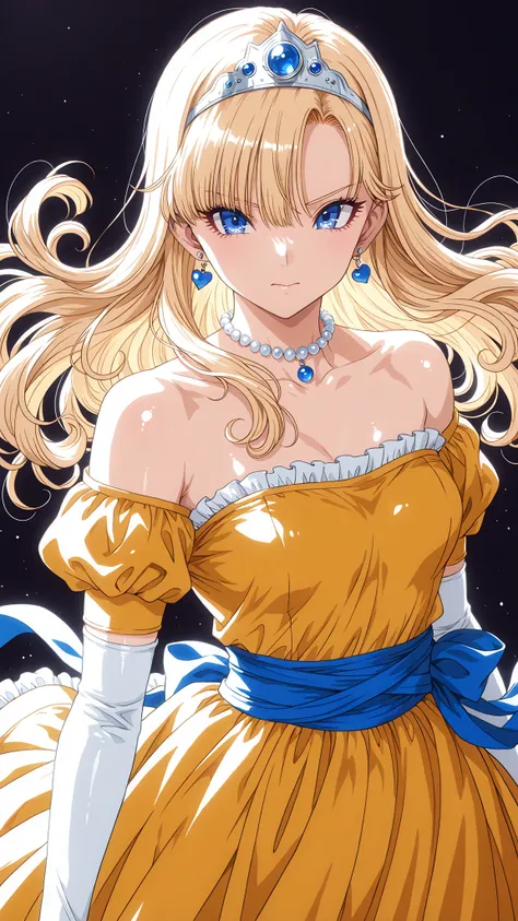 (ultra detail),upper body、Prairie
(masterpiece),(top quality),anime 、pastel,anime,glossy skin,Dragon Quest,Lola,princess,Beautiful blonde hair with detailed letter,long hair,curl hair,uneven bangs,Expand your bangs,tiara,hair ornaments,floating hair、Beauti...