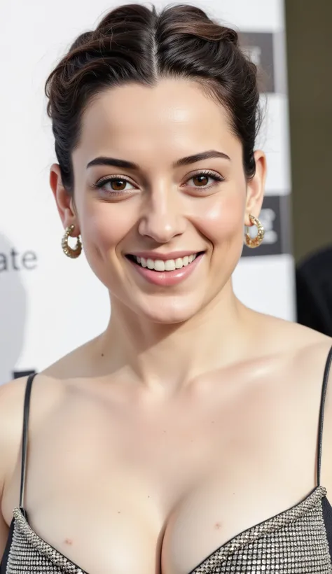 ## Goal
Analyze Anne Hathaway's professional modeling presence, focusing on her facial expressions and smile in the context of high-fashion editorial photography for a professional fashion photography portfolio.

## Return format
Provide a thoughtful analy...