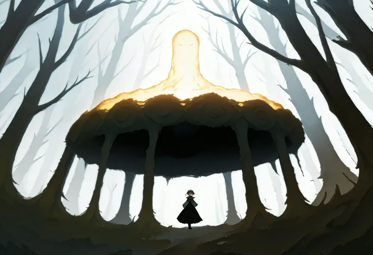   I encounter in the clearing of an ancient forest  ,    in which the light of dusk filters through the branches and caresses an interrupted pool of crystalline water   ,    so immovable and perfect like the one emanating from a forgotten mirror   .    In ...