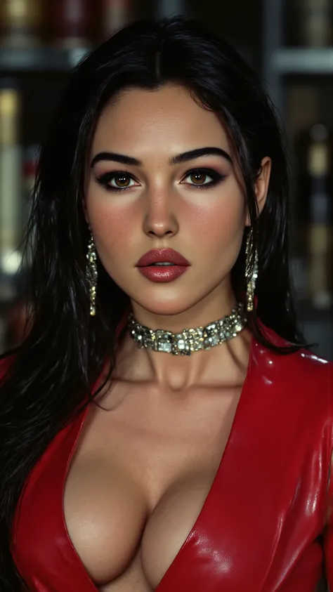  19 years old Monica, extremely more realistic closep, ultra young gorgeous and detailed Persephone, (((((((ultra realistic 1:1 finely detailed young Monica eyes, 1990 super sexy young model Monica,))))))), (((((truly manganimously realistic, (masterpiecec...