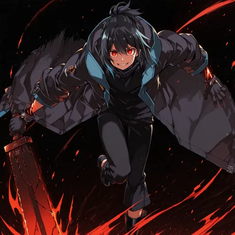 A short and solitary male character, a young teenager about 1.70 meters tall, with a style and aura similar to Amiya from Arknights, but unmistakably masculine.
His face is feminine. His face is feminine.
She has black hair, similar to Uchiha Sasuke's. H...