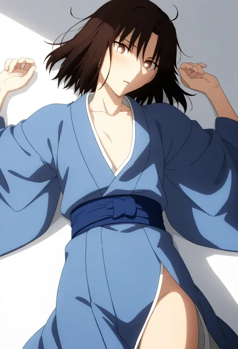 <lora:KnK_ryougi_shikiXLIllustrious001>,
masterpiece,best quality,good quality,newest, 8k, from side,
white background, simple background ,(cinematic light), (on back), (), surprised eyes, ,
light embarrassed,,
looking at viewer, (), , head tilt, ,
solo,...